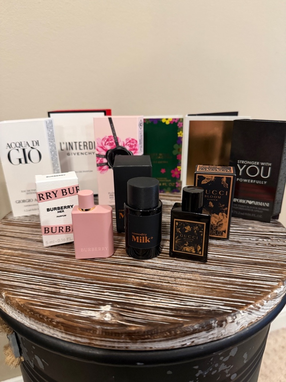 Burberry, Gucci & Milk Miniatures